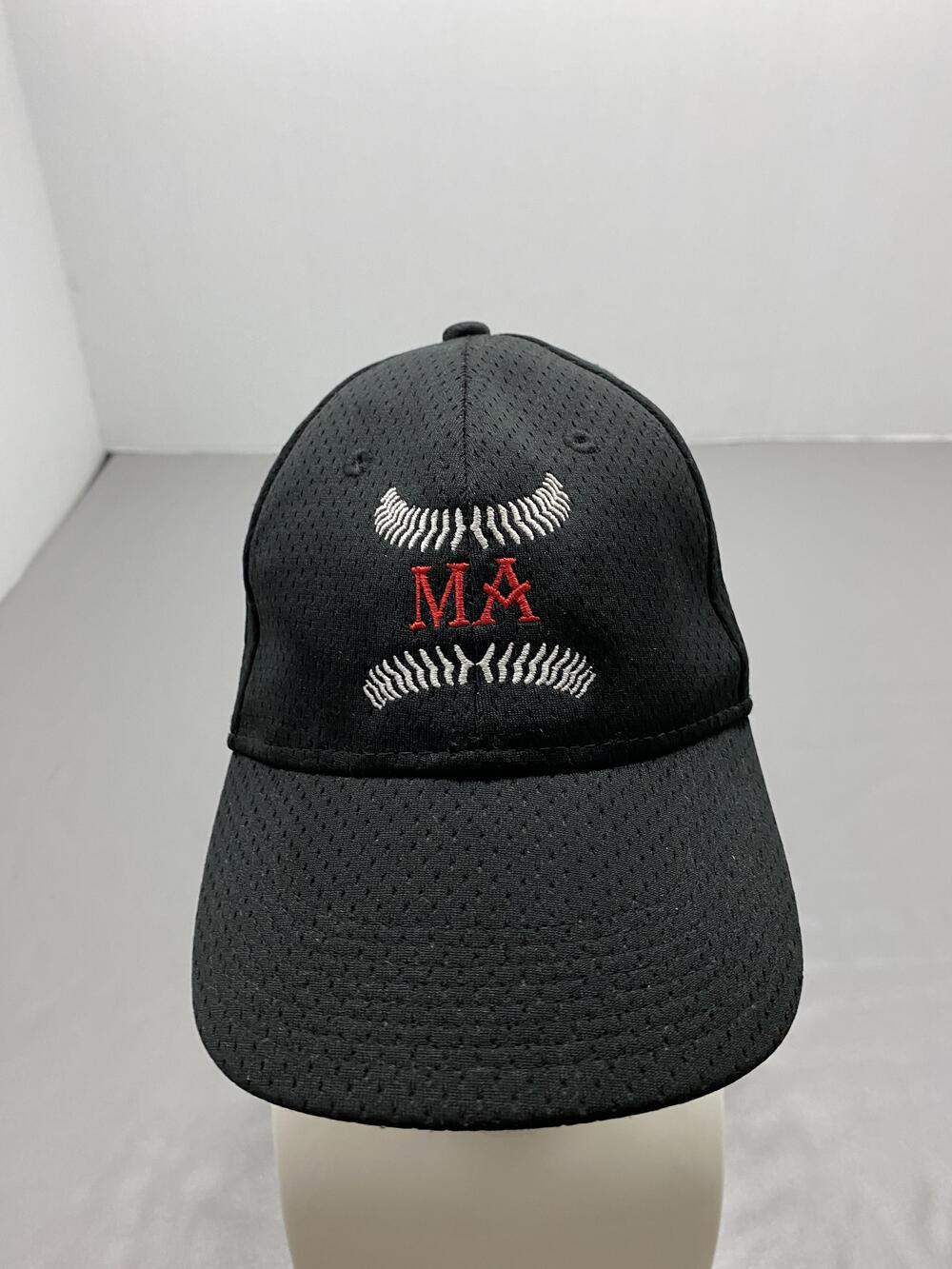 Hat Cap Strap Back One Size Black Augusta Sportswear Baseball Cap Mens